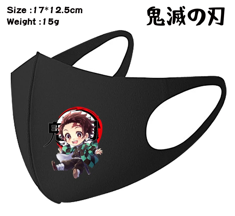 Демон убийца Kimetsu No Yaiba Kamado Tanjirou Nezuko Giyuu Zenitsu Губка Маска для лица Велоспорт Анти-пыль многоразовые аксессуары для косплея