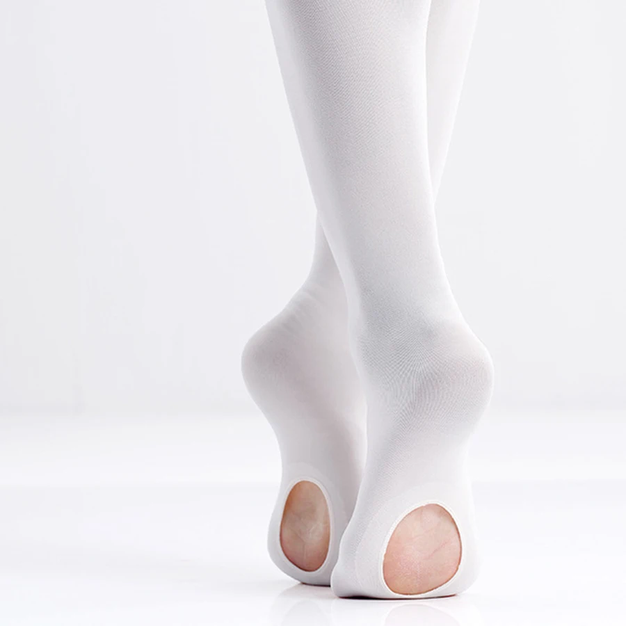 

Dance Ballet Socks Jumpsuit Autumn Skin-Friendly Kids Adult White Ballet Pantyhose Practice Bottom Nice Socks Tights Girls Nude