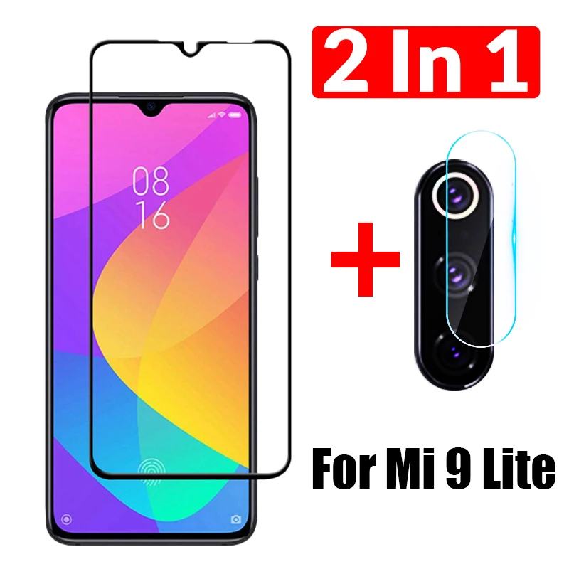 

3D Protective Glass For Xiaomi Mi 9 lite Back Camera Glass Protector on For Xiomi Xaomi My 9 Light mi9 SE 9lite Front Film Armor