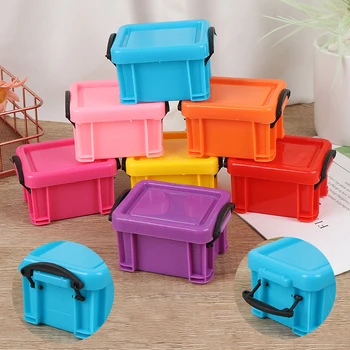 

Mini Lock Box Candy Color Trumpet Case Super Storage Boxes Wedding Party Favor Sundries Organizer Container
