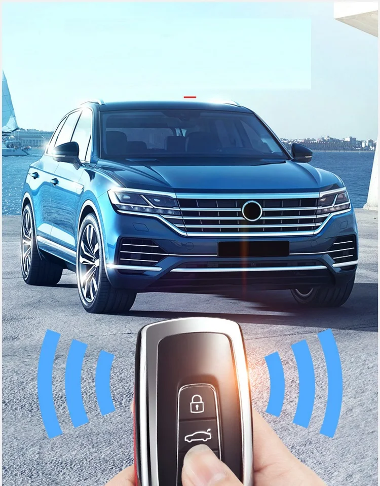 Замшевый меховой цинковый сплав автомобильный чехол для ключей для Volkswagen Touareg smart shell аксессуары брелок прочный