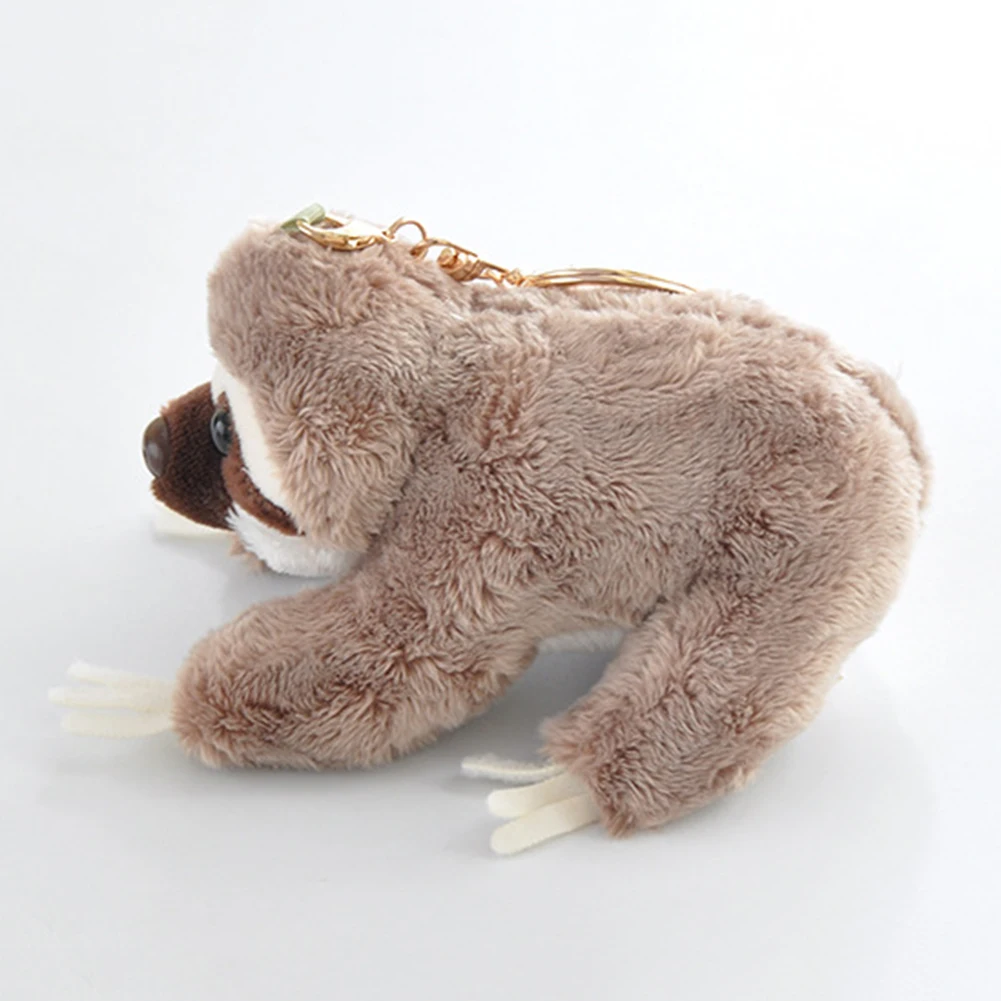 12 см креативный милый лежа плюшевый Ленивец сумка Подвеска укомплектованные Kawaii животные плюшевые игрушки для детей милые куклы брелки подарок