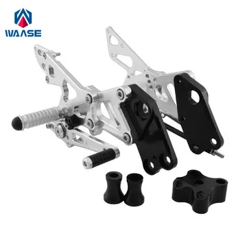

waase Motorbike For KTM RC125 RC200 RC390 2014 2015 2016 2017 2018 Adjustable Rider Rear Sets Rearset Footrest Foot Rest Pegs