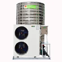 Supply of commercial air energy water heater integrated machine air source heat pump hotel large site 3/5/10P