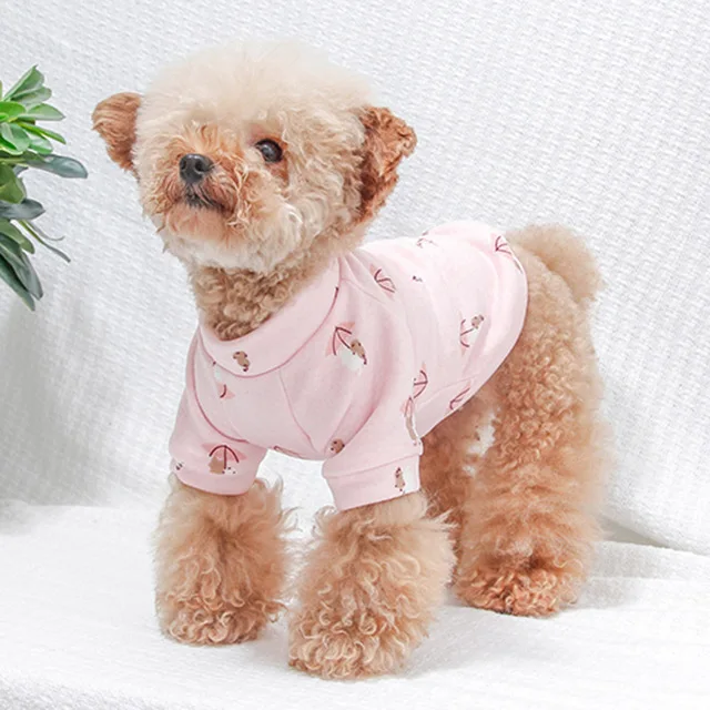 Милая собака одежда для маленьких собак-тцу йоркширского терьера толстовки с капюшоном Мягкий щенок костюм для кошки, собаки Костюмы - Цвет: C