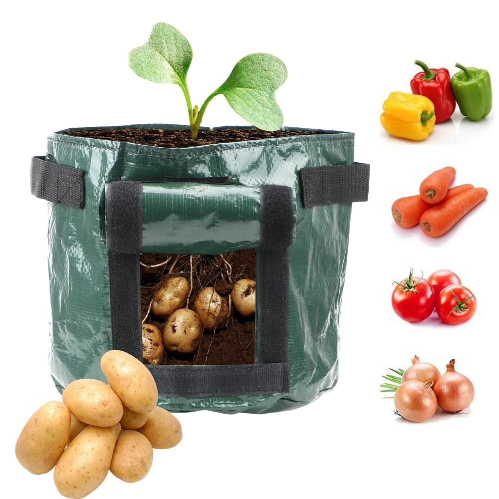 Plant Grow Bags Garden Supplies Vegetable Thicken Garden Pot 1Pcs DIY Potato Planter PE Cloth