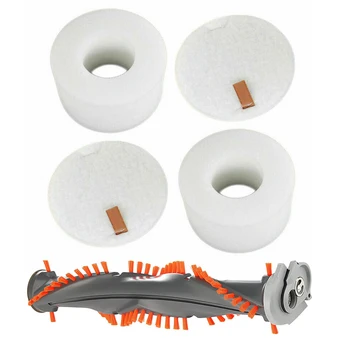 

For Shark Rocket DuoClean Ultra-Light NV800 NV800W NV801 NV801Q Roller Brush + 2 Sets Of Sponge Vacuum Cleaner Parts