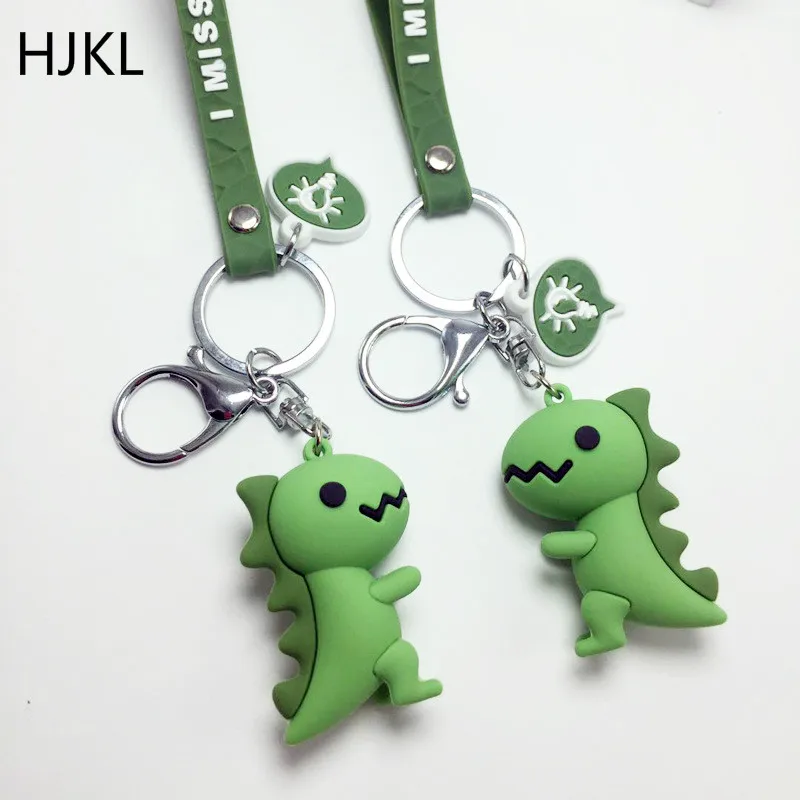 

Woman Bags Dinosaur Pendant Keychain Decoration Cartoon Doll Creative Design Small Gift for Students Fashion Luggage Accessories