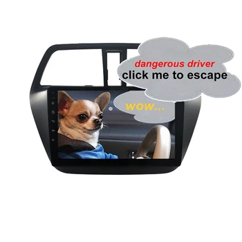 

Car Android 9.0 Player for SUZUKI SX4 S Cross 2014 tape recorder 4G Lte sim card Bluetooth GPS Radio Head Unit 2.5D IPS screen