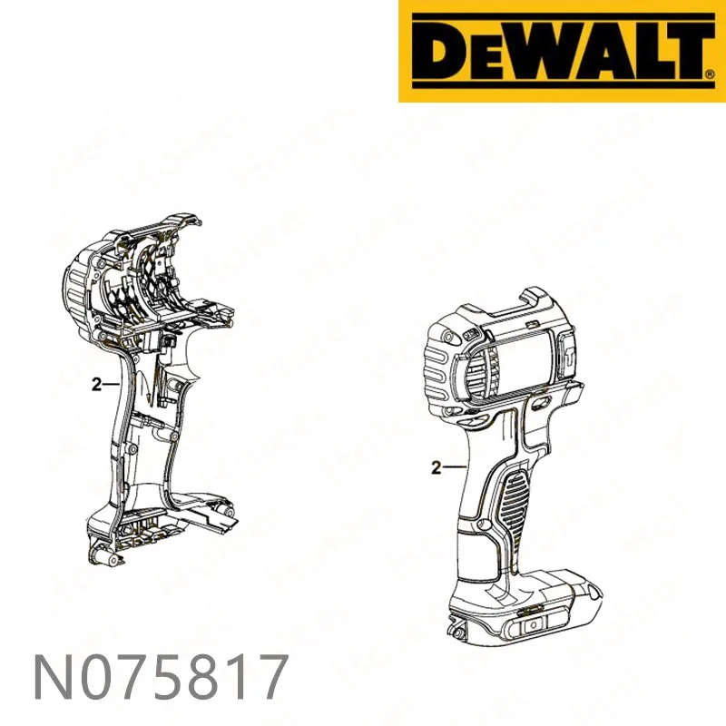 

Набор корпусов для DEWALT DCD735, DCD735C2, DCD735L, N075817, аксессуары для электроинструментов