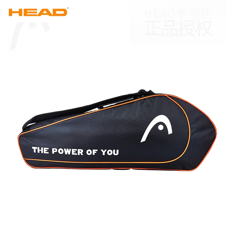 HEAD Tennis Racket Bag 3 Pack Training Sport Competition Shoulder Hand Bag Handbag Squash Badminton Raquete De Padel Storage Bag 3