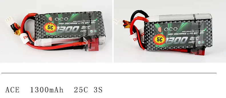 Grignard Format ACE 1300 MAh 25C 2S 3S 7,4 V 11,1 V литий-полимерный аккумулятор модель самолета