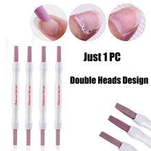 1 шт. 2 способа скраб пилки для ногтей буферный Маникюр палка шлифовальный стержень для удаления кутикулы Инструмент для дизайна ногтей Керамический триммер