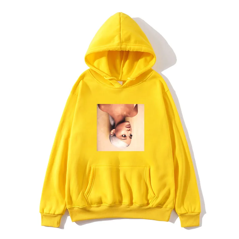 Толстовка с капюшоном FADUN TOMMY Kawaii Ariana Grande Gedrukt толстовка Lange Mouw Vrouwen/Mannen хит продаж