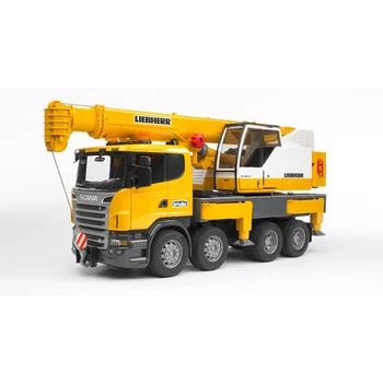 

03-570 Scania truck crane with module with light and sound effects Bruder,