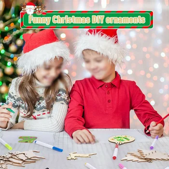 

Door Christmas Wooden Ornaments Window Staircase Wooden Christmas Xmas