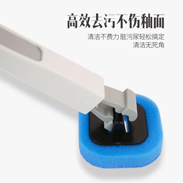 Eldobható Wc -Kefe Falra Szerelt -K Tiszta Nincs Halott Sarok Háztartási Lyuk Ingyenes Csere Kefe - Image 4