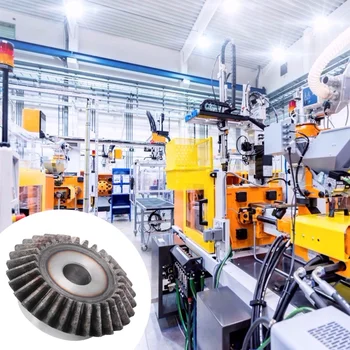 

1 Pc Bevel Gear Durable Cast Iron Tapered Bevel 3 Modulus 30 Teeth Prime Bevel Gear for Car Auto Vehicle