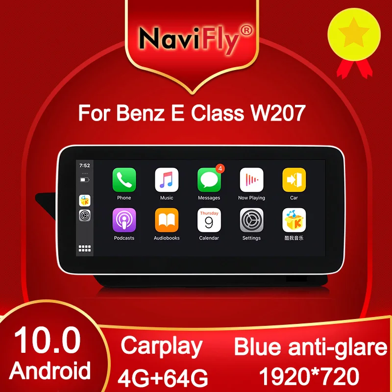NaviFly для Benz E Class C207 двухдверный купе E200 E260 E350 Автомобильный мультимедийный видео