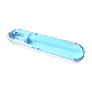 

2 In1 UV Disinfection Transparent Toothbrush Box Portable Toothbrush Case