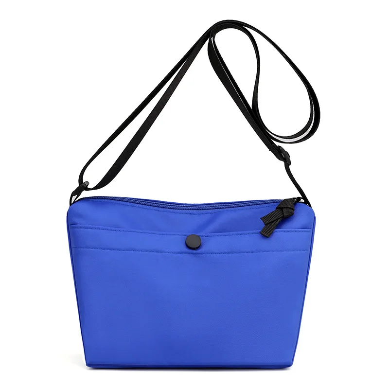 Nylon Shoulder Bag For Women 2021 Casual Small Waterproof Crossbody Bag Solid Color Soft Zipper Summer Coin Purse And Handbags 