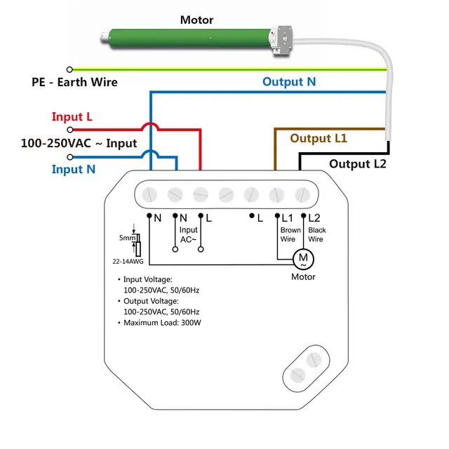 1 Pieza Interruptor De Cortina Wifi Inteligente Emylo Ac 220v Control  Remoto Inalámbrico Ac 220v Interruptor De Módulo De Relé Incorporado 16a  Diy Control De Voz Temporizador Dual Para Cortina Motorizada, Persianas