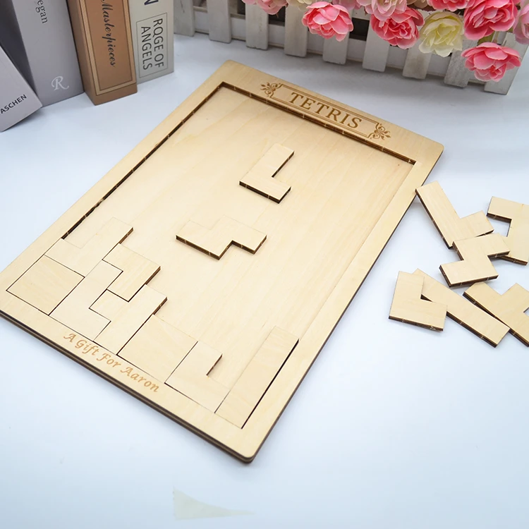 laser cut wooden puzzles