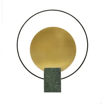 

Postmodern marble hardware sitting room bedroom stylist desk lamp of the head of a bed lamp art