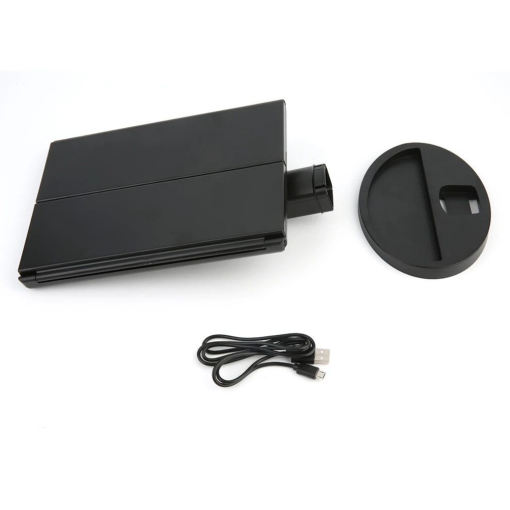 

Portable Three Folding Table LED Lamp Luminous Makeup Mirror Cosmetic Adjustable Tabletop Countertop 16 LED lights sensor