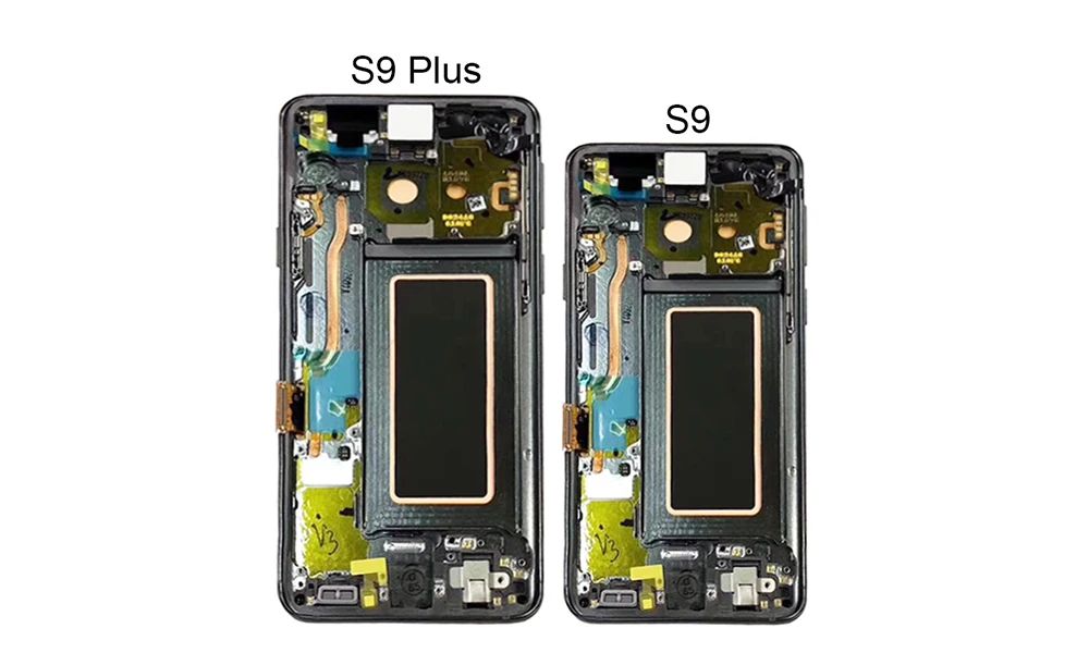 ORI AA+++ класс 2960*1440 lcd с рамкой для SAMSUNG Galaxy S9 дисплей S9+ плюс G960 G965 сенсорный экран дигитайзер