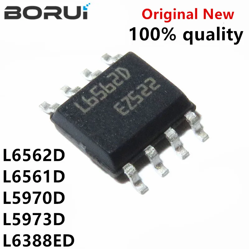 

10 шт L6562D SOP8 L6562 SOP SMD L6562DTR SOP-8 L6561D L6561DTR L6561 L6388ED L6388D L6388 L6388D L5970D L5973D L5973 L5973