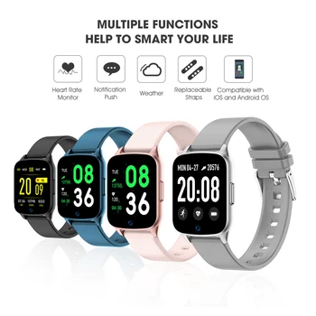 

KW17 Smart Watch Men Wristband Women Sport Clock Heart Rate Monitor Sleep Monitor Smartwatch Fitness tracker for IOS Android