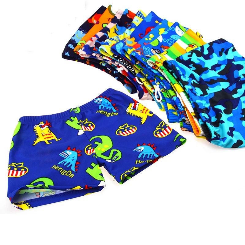 Swim Trunks Children Swimming Trunks For Boys Swimwear Quick-drying Short Kids Cartoon Bathing Suits Beach Swimwears