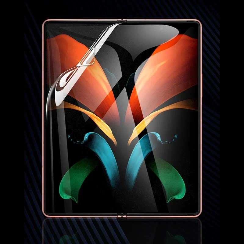 3 in 1 Soft Hydrogel Film For Samsung Galaxy Z Fold 2 Front Back Sreen