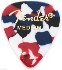 Классические целлулоидные гитарные медиаторы Fender 351 конфетти продажа по 1