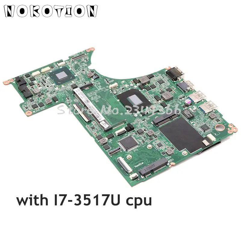 NOKOTION для lenovo Ideapad U310 материнская плата 11S90000733 DA0LZ7MB8E0 HM76 DDR3 SR0N6 I7-3517U cpu полный тест