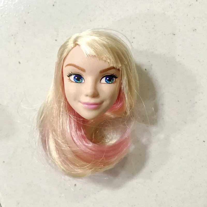 Специальное предложение принцесса длинные волосы бренд оригинальные головки для запутанных Рапунцель ручной работы материал кукла голова фитинги