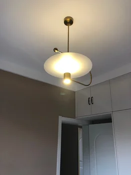 

Designer Net Red Chandelier Nordic Art Restaurant Ring Minimalist Bedroom Creative Personality Model Room Decorative Lighting