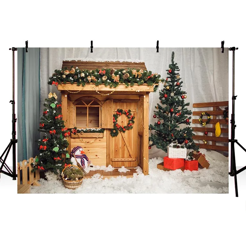 

Christmas Photography Backdrops Winter Snow Baby Newborn Photo Booth Backgrounds for Photocall Studio Photographic Vinyl Fabric