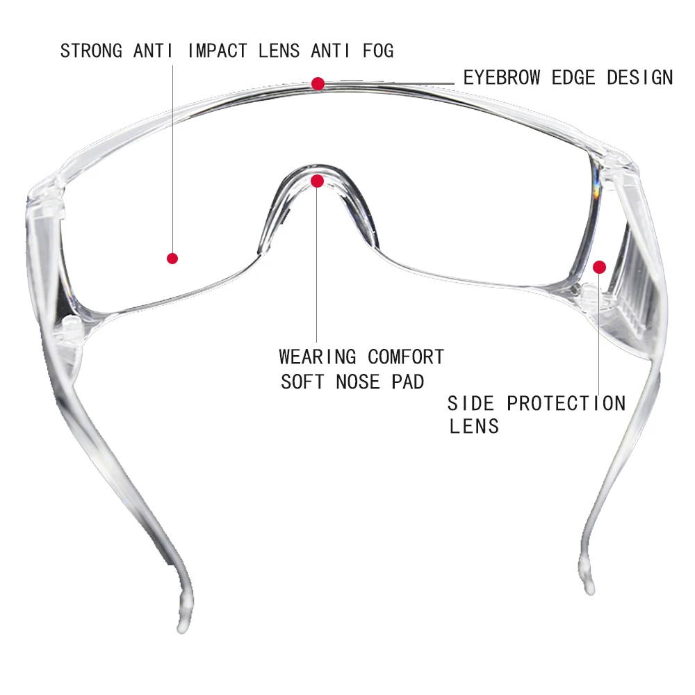 

Dustproof Travel Windproof Sand Motorcycle Glasses Outdoor Riding Laboratory Doctor Virus Protection Goggles