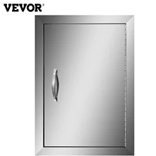 VEVOR-bloque magnético de acero inoxidable para cualquier tipo de cocina, puertas individuales con mango, duradero, perfecto para cualquier clima, Isla de barbacoa, varios tamaños