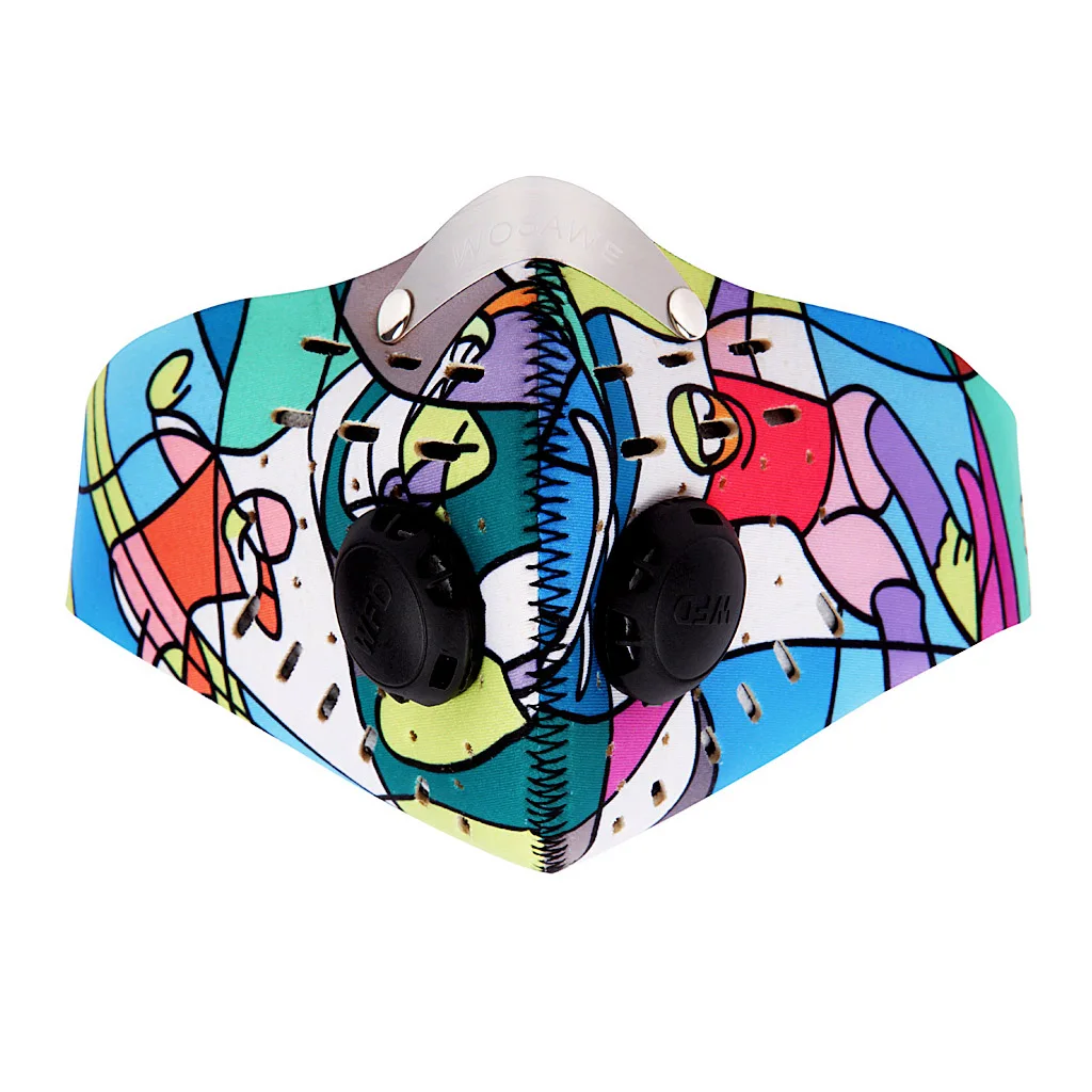 Cycling Bike Breathable Half Face Mask Filter Anti Dust Motorcycle Hiking Running Activated Carbon Protection Cycling Face Mask