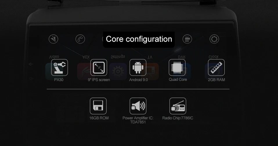 Clearance PX30 android 9.0 car dvd gps player for Chevrolet S10 ISUZU D-MAX 2015-2018 Car DVD player Radio video player Navigation GPS 1