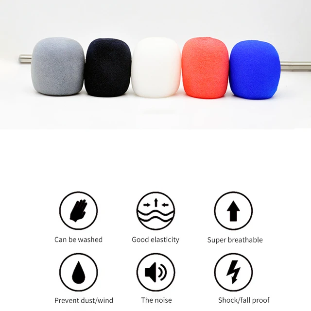 Housse De Protection Pare-brise En Mousse Pour GoPro Hero 7/6/5 - Réduction Du Bruit Du Vent Pour Enregistrement Audio Clair