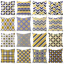 

HOT SALES!!! 4Pcs Geometric Throw Pillow Case Cushion Cover Cafe Home Sofa Bed Decoration Wholesale Dropshipping New Arrival