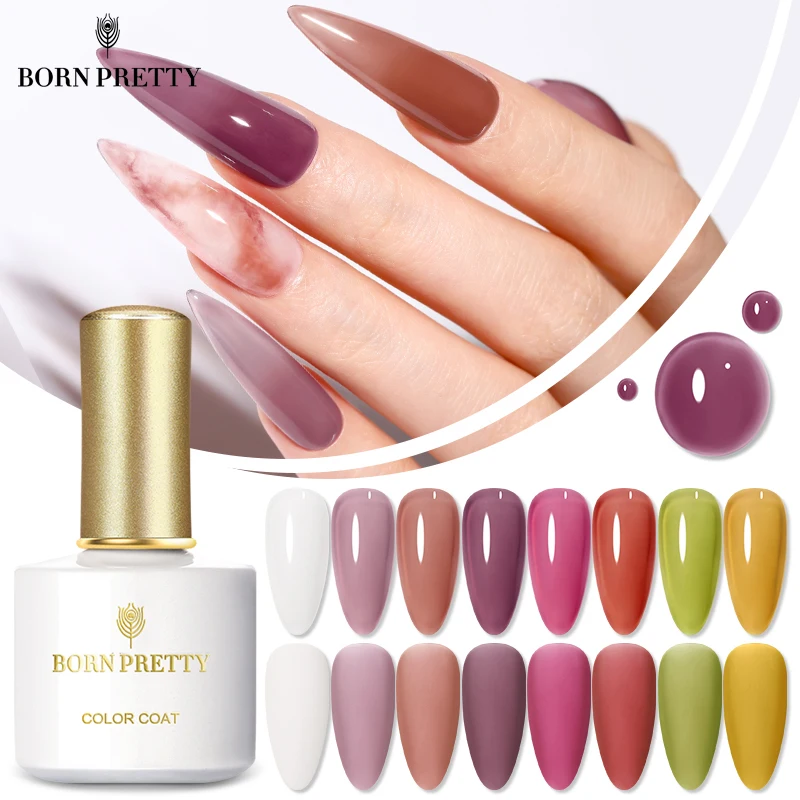 Born Pretty 10ml Translucent Gel Polish For Manicuring Semi Permanent Uv Led Crystal Gel Soak Off Jelly Uv Gel Nail Polish - Nail Gel - AliExpress