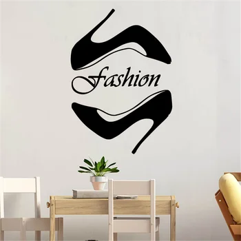 

Fun Fashion shoe Waterproof Wall Stickers Home Decor Kids Room Nature Decor Art Mural Decorative Vinyl Wall Stickers
