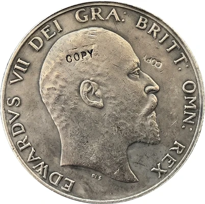United Kingdom 1904 1/2 Crown- Edward VII copy coins | Дом и сад