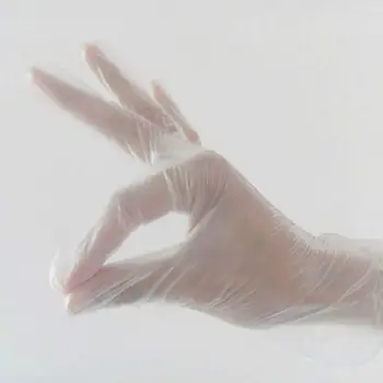 

20pcs/lot Disposable PCV Plastic Gloves Food Grade Medical Gloves Household Cleaning Gloves Dishwashing/Kitchen/Medical /Work
