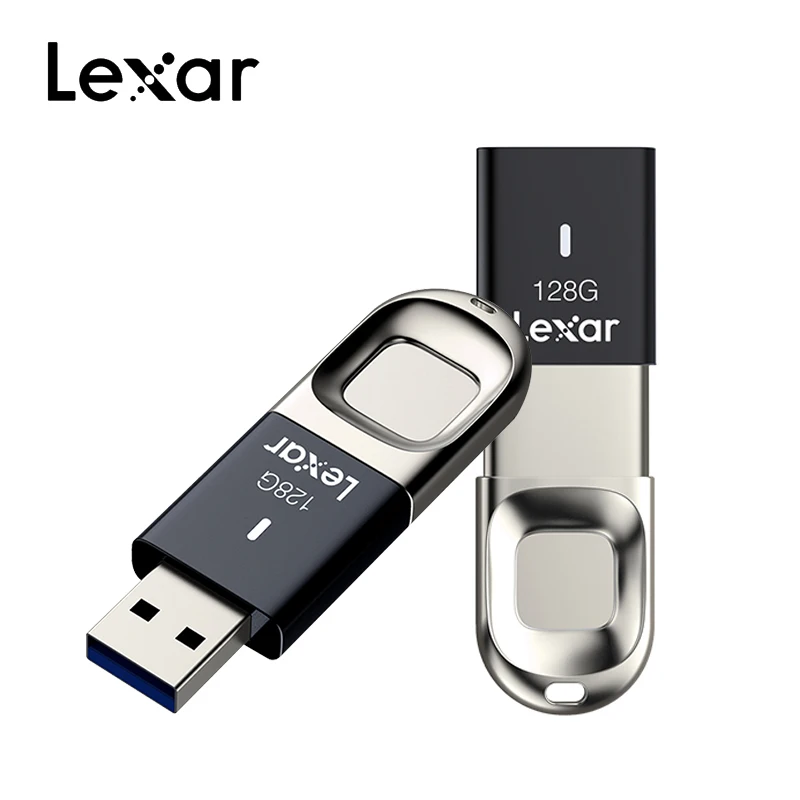 Lexar Распознавание отпечатков пальцев USB 128 ГБ 64 Гб оперативной памяти, 32 Гб встроенной памяти, F35 флеш-накопитель USB 3,0 150 МБ/с. высокоскоростной флеш-накопитель